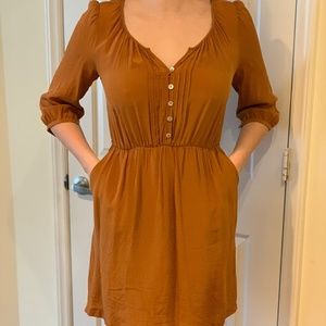 Burnt orange dress